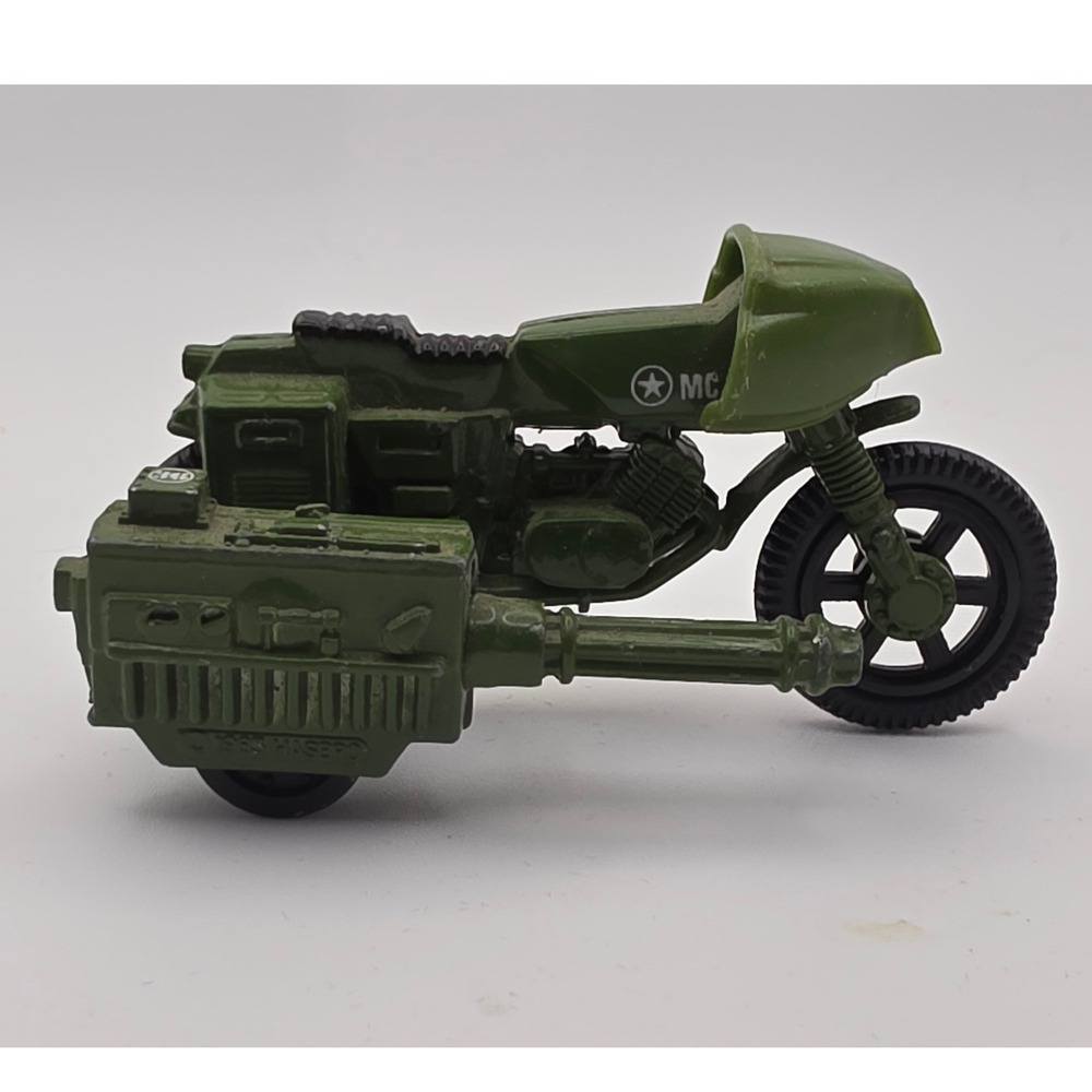 Hasbro G.I. Joe RAM Cycle Small Green Fair 1983 MC 1027